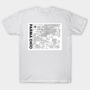 Parma Ohio Map T-Shirt